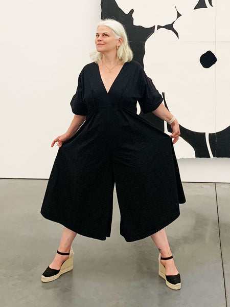 Leila Ligougne Athena Jumpsuit Black